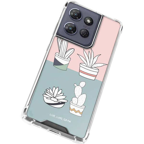 Succulent Sketch Moto G Play 5G (2025) Clear Case